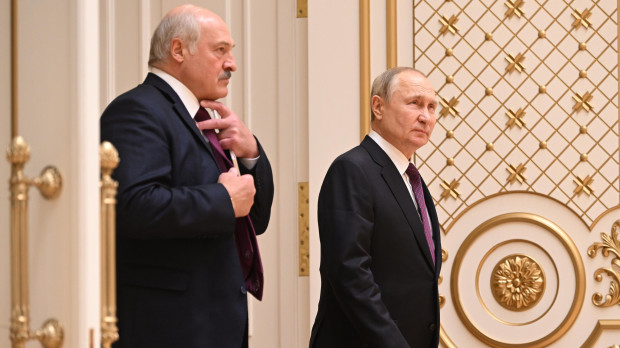 Putin y Lukashenko en Minsk