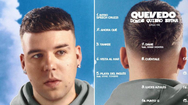 Portada y contraportada del disco de Quevedo