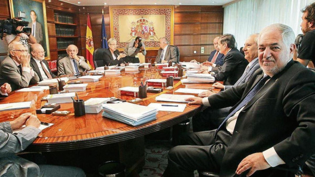Cándido Conde-Pumpido al frente de su primer Pleno como presidente del Constitucional