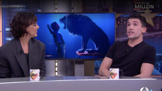 Belén Cuesta y Jaimel Lorente, este martes en 'El Hormiguero'