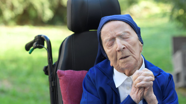 Sor André, quien ha fallecido a los 118 años de edad, en 2021