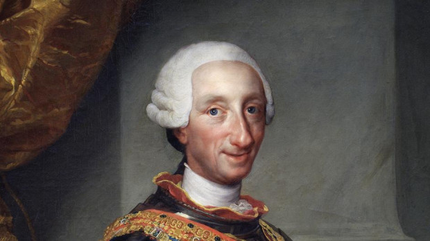 Carlos III retratado hacia 1765 por Anton Raphael Mengs (1728-1779)