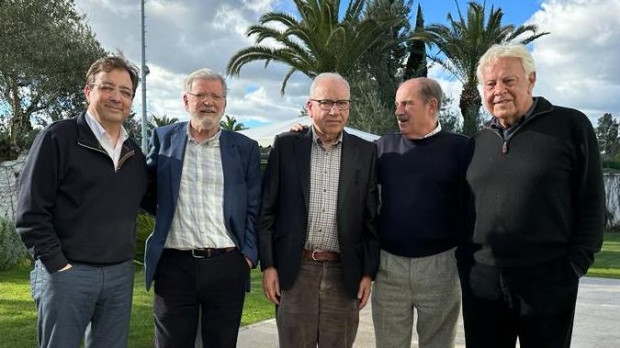 Fernández Vara, Rodríguez Ibarra, Guerra, Fuentes y González