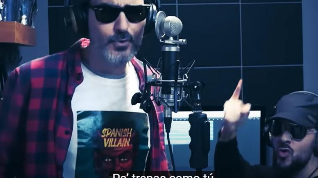 Captura del videoclip de Los Meconios versionando la canción de Shakira y BZRP