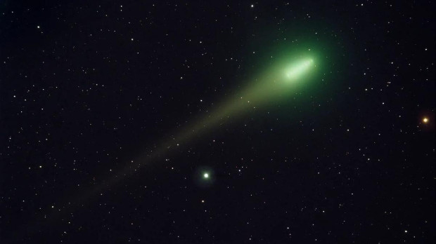 El cometa verde ZTF