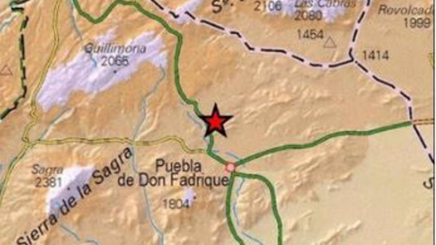 Punto exacto del terremoto