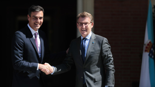 Alberto Nuñez Feijóo y Pedro Sanchez