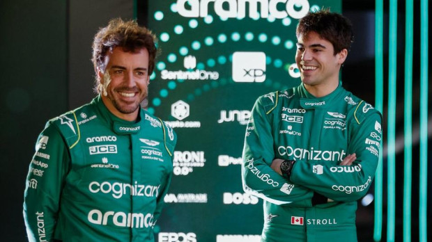 Fernando Alonso y Lance Stroll, pilotos de Aston Martin para 2023