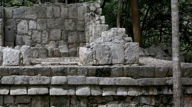 Fotografía de la zona de Chichen Viejo, en la zona arqueológica de Chichen Itza