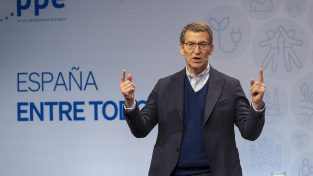 Alberto Núñez Feijóo, presidente del Partido Popular