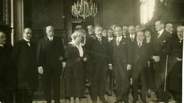 Recepción de honor a Albert Einstein en el Ayuntamiento de Barcelona, el 27 de febrero de 1923