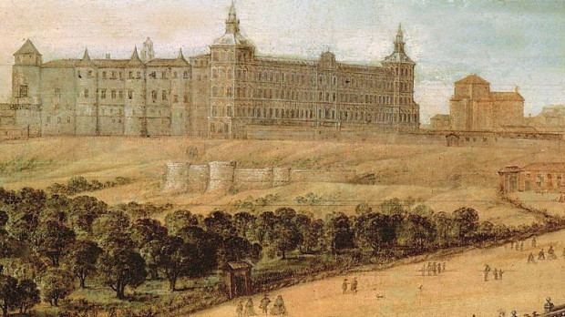 Pintura del siglo xvii del Real Alcázar de Madrid