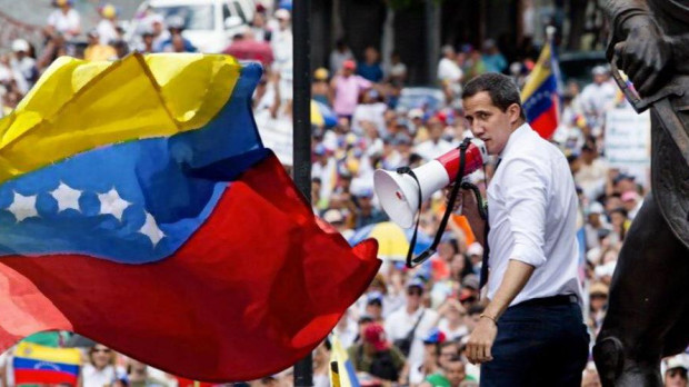 El líder opositor venezolano, Juan Guaidó