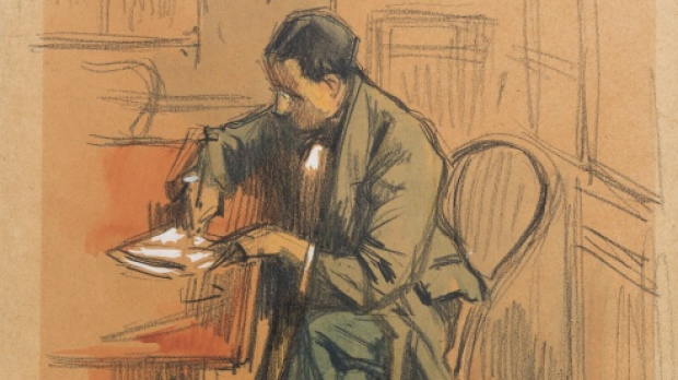 'Hombre escribiendo' de