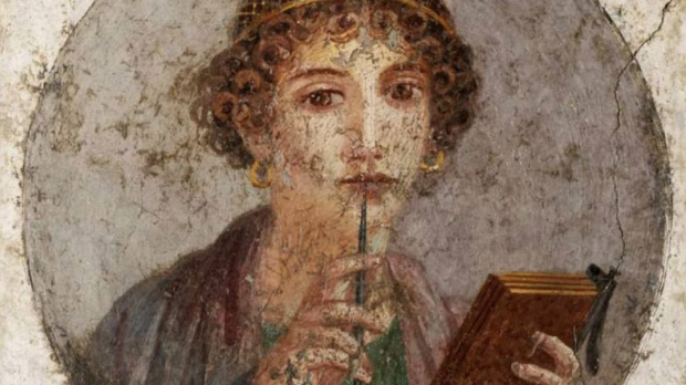 'La Poetisa' (Casa Libanio en Pompeya)