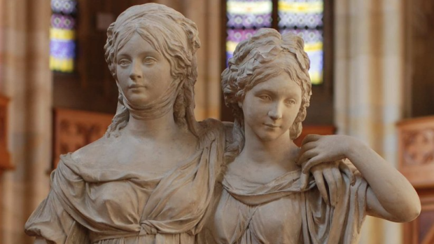 ¡Las princesas Luis y Federica' de Johann Gottfried Schadow