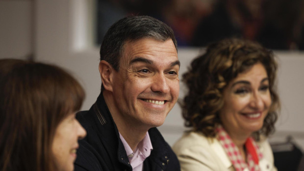 El presidente del Gobierno y secretario general del PSOE Pedro Sánchez asiste a la reunión del Comité Federal del PSOE