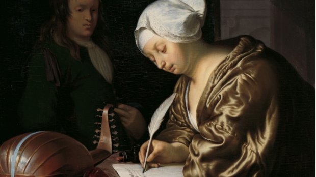 'Mujer escribiendo', de Frans van Mieris el Viejo