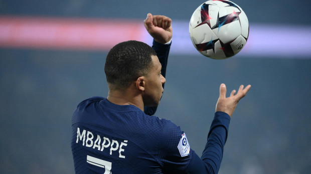 Kylian Mbappé, en el último partido del PSG