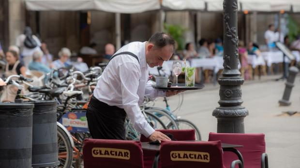 Un camarero en Barcelona