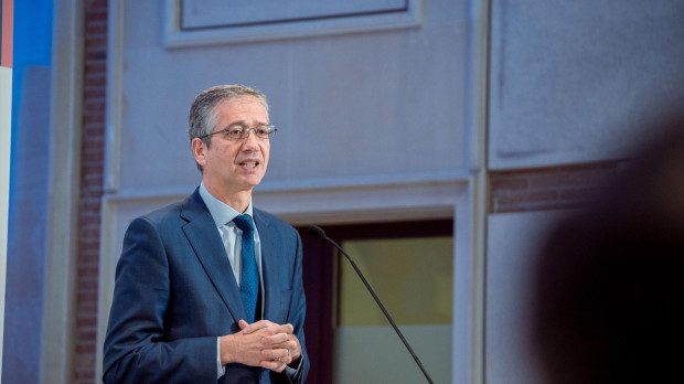 El Banco de España ha publicado nuevos e interesantes datos. En la imagen, el gobernador, Pablo Hernández de Cos.