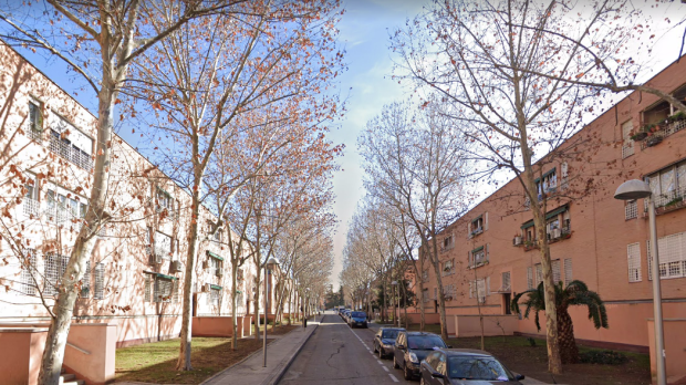 La calle de Órgiva, en el distrito madrileño de Usera