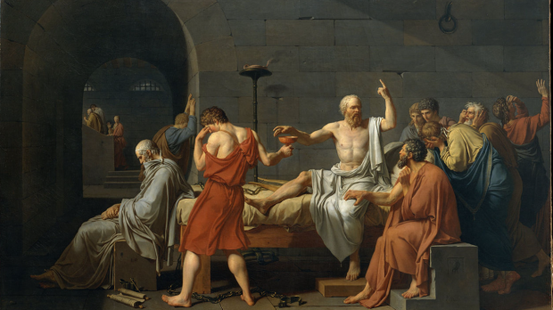 'La muerte de Sócrates' (1787) de Jacques-Louis David