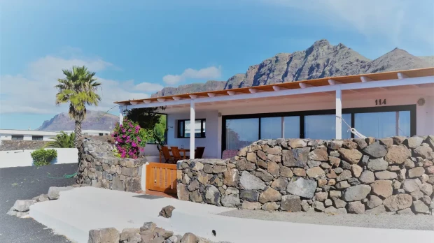 Una de las villas de la urbanización de Zapatero en Lanzarote
