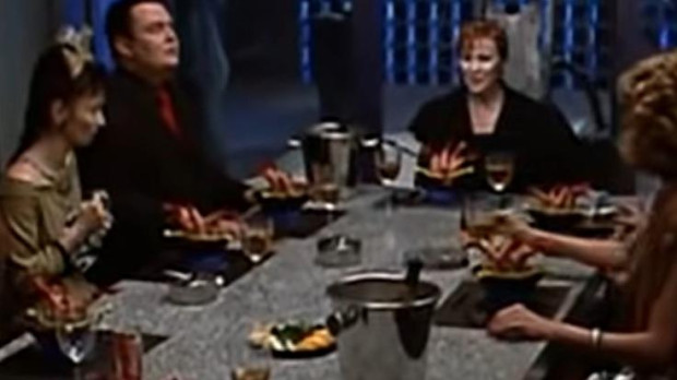 La escena del banquete en Bitelchús al ritmo de Day-O de Harry Belafonte