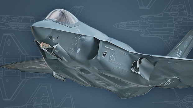 El caza de quinta generación F-35, de Lockheed Martin