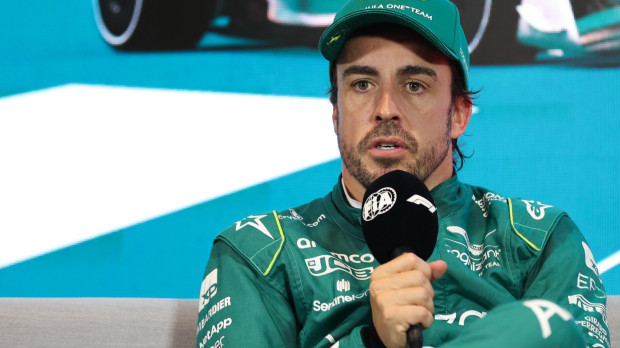 Fernando Alonso, en rueda de prensa