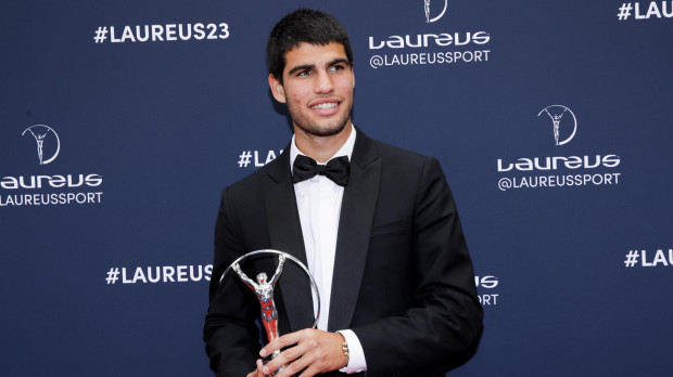 Carlos Alcaraz gana por primera vez el Premio Laureus