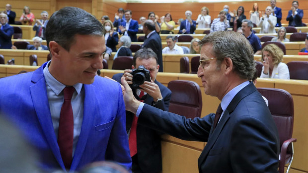 Sánchez y Feijóo, en directo