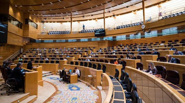 Vista general de una sesión plenaria en el Senado.