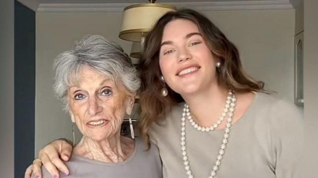 Ali Tate Cutler y su abuela