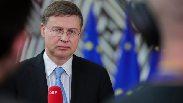 El vicepresidente económico de la Comisión, Valdis Dombrovskis.