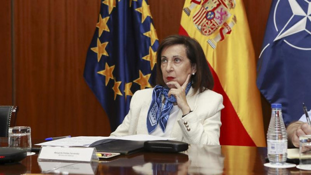 La ministra de Defensa, Margarita Robles, ha informado en una reunión del Grupo de Contacto para la Defensa de Ucrania