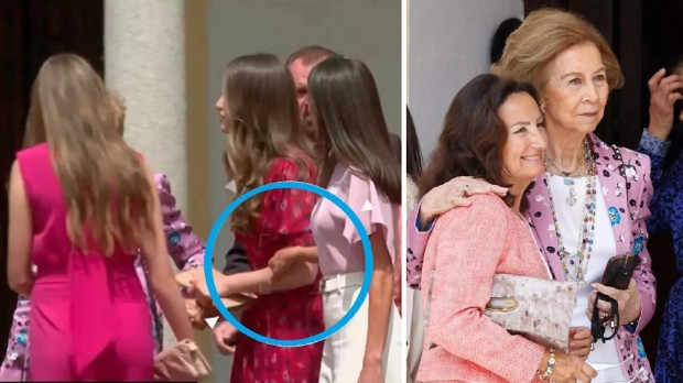La Familia Real en la Confirmación de la Infanta Sofía