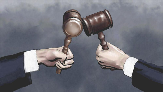jIlustración: TC, tribunal constitucional, jueces, justicia, juzgado