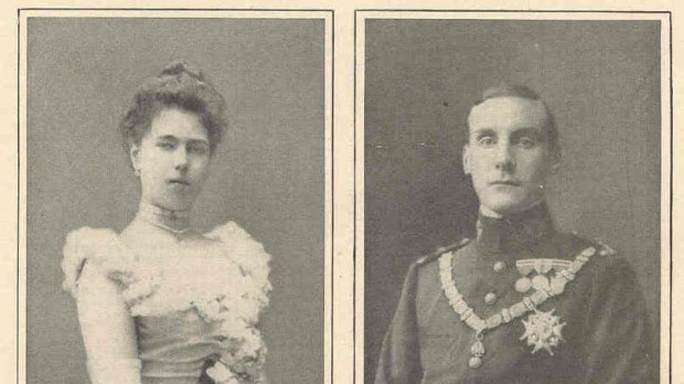 La infanta Beatriz y el infante D Alfonso en la época de su boda