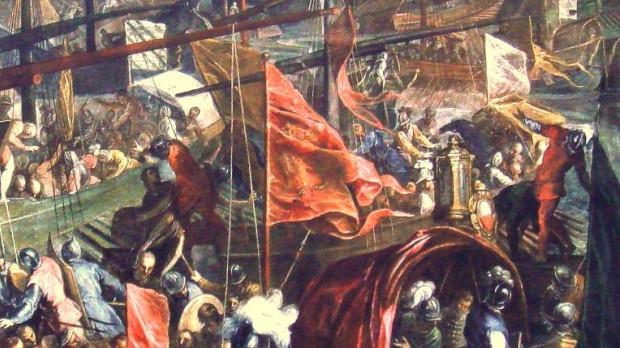 Captura de Constantinopla por la Cuarta Cruzada en 1204