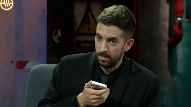 David Broncano, durante el programa de este lunes en La Resistencia
