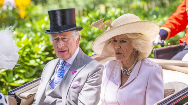 King Charles III and Queen Camilla during Royal Ascot in Berkshire, UK - 21 Jun 2023 *** Local Caption *** .