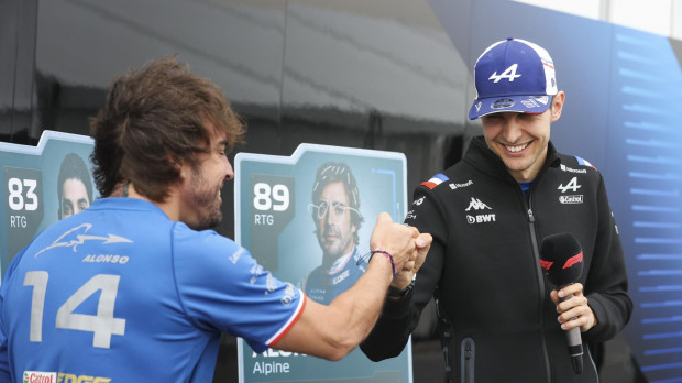 Esteban Ocon y Fernando Alonso tuvieron una complicada relación en 2022