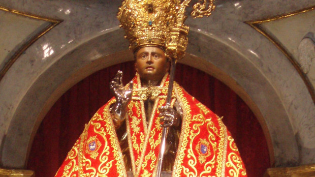 Busto de San Fermín. Iglesia de San Lorenzo de Pamplona