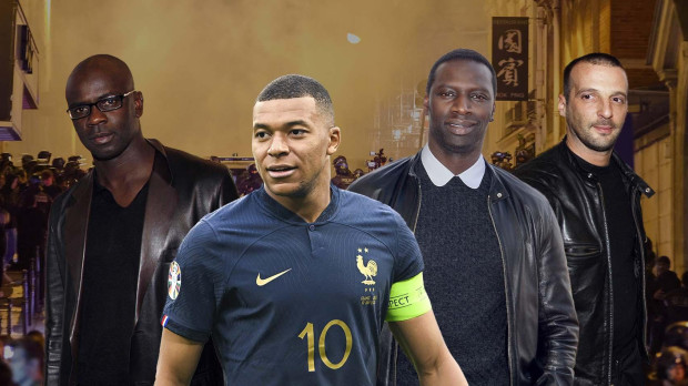 Elenco de futbolistas y artistas que agitaron las calles de Francia