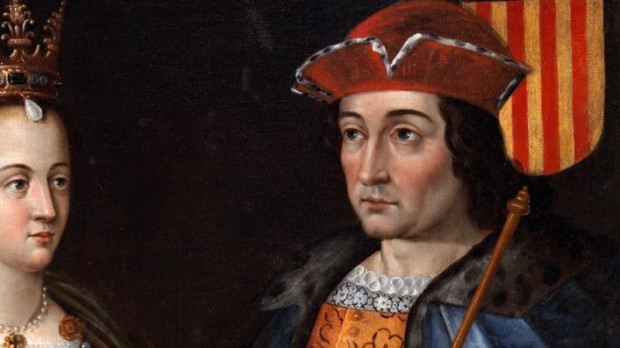 Retratos de la reina Petronila de Aragón y el conde Ramón Berenguer IV de Barcelona
