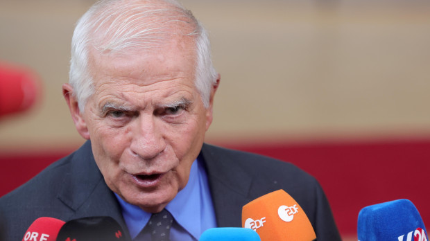 Josep Borrell, a su llegada a la cumbre UE-CELAC