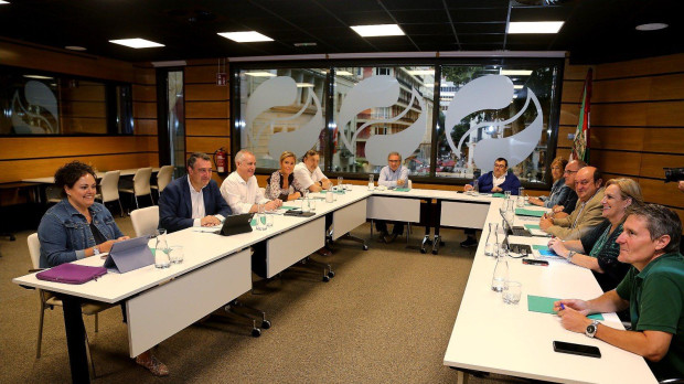 Imagen de la reunión del PNV celebrada este lunes
