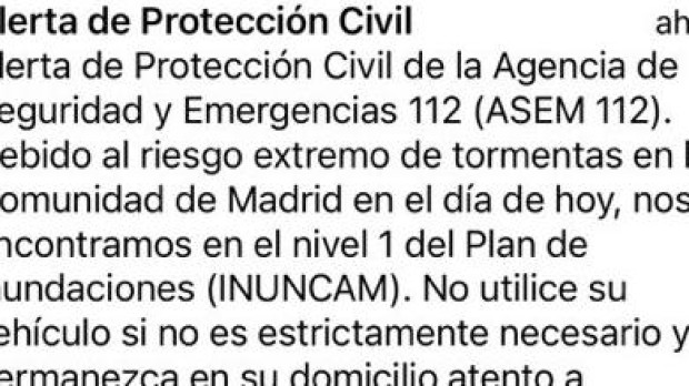 Alerta de Protección Civil